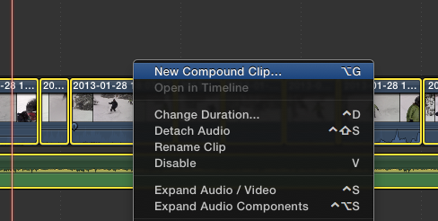 Top 5 Secrets To Get The Most Out of Final Cut Pro X image Top 5 Secrets To Get The Most Out of Final Cut Pro X create compound clip tutorials