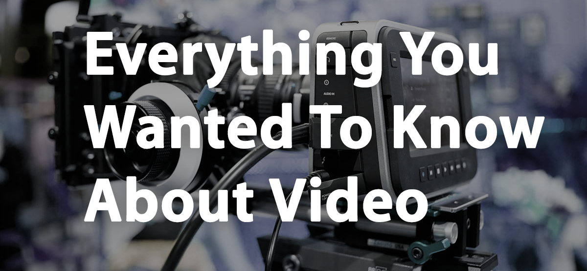 Everything You Wanted To Know About Video: Simplified [Infographic/Cheat Sheet]